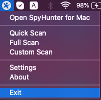 Mac用のSpyHunterをアンインストールするステップ 1
