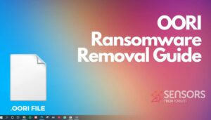 oori Ransomware Removal Guide-sensorstechforum-com
