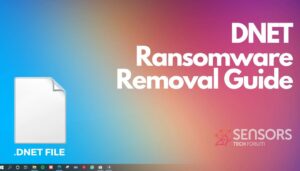 Guide til fjernelse af DNET Ransomware - sensorstechforum
