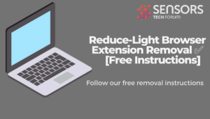 Reduce-Light Browser Extension Removal [Free Instructions] - sensorstechforum