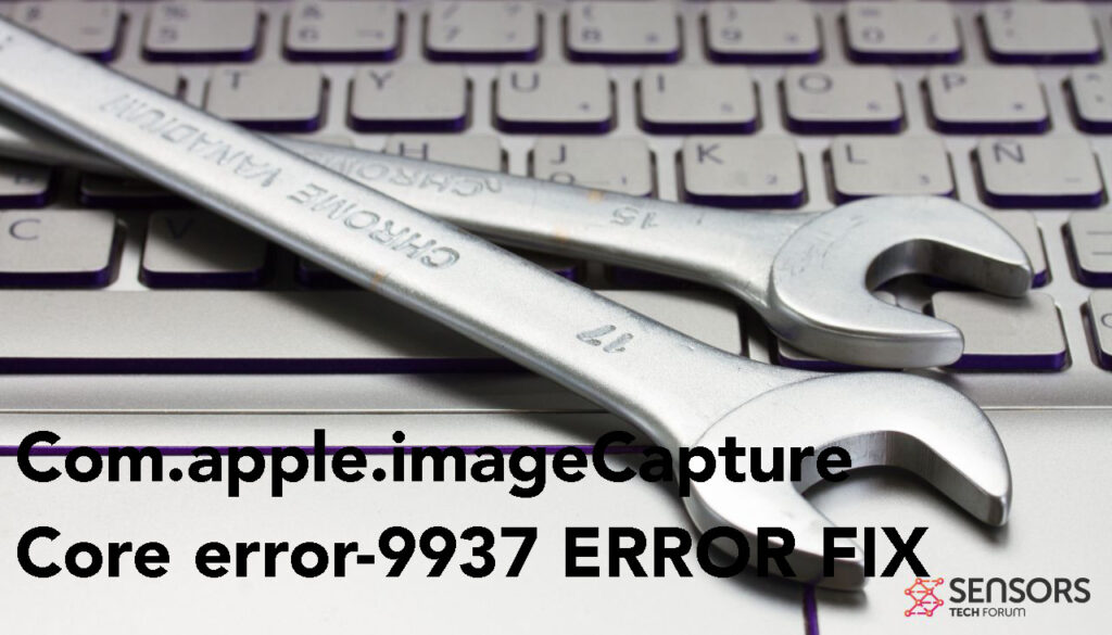 Com.apple.imageCaptureCore error-9937