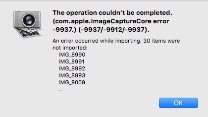 Com.apple_.imageCaptureCore-error-9937-error-pop-up error message