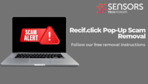laptop scam alert Recif.click Pop-Up Scam Removal