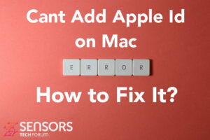 Cant Add Apple Id on Mac Error 🔧 How to Fix It [Free]