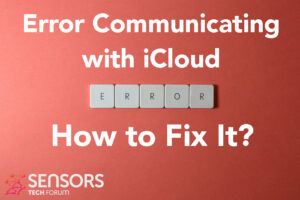 Error Communicating with iCloud 🔧 How to Fix It? [Free]