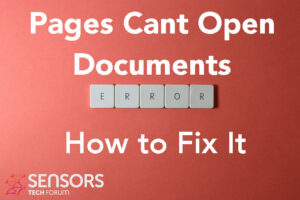 Pages Cant Open Documents Error Fix Mac How to