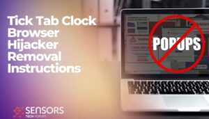 Tick Tab Clock Browser Hijacker Removal Instructions