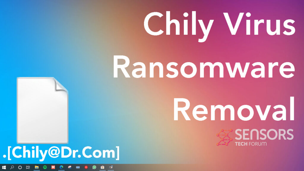 Chily virus ransomware remove decrypt files