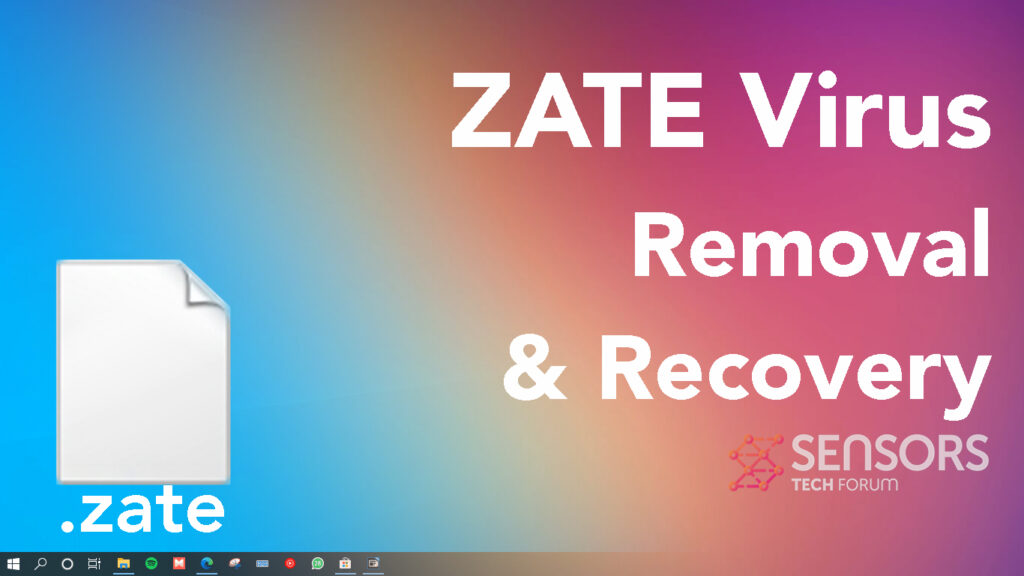 Zate Virus Files Decrypt Guide - Free Remove Fix