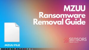 MZUU Ransomware Removal Guide-sensorstechforum