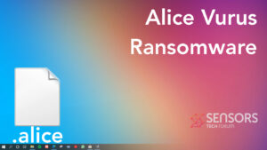Alice Virus Ransomware [.alice Files] - Removal & Recovery