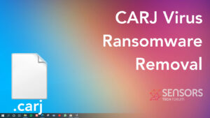 CARJ ウイルス ランサムウェア [.carj ファイル] ガイドの削除と復号化