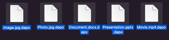 Dapo-Dateierweiterung
