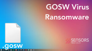 GOsw Virus Ransomware [.gosw Files] Remove and Decrypt Guide
