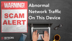 Abnormal Network Traffic On This Device Scam