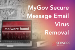 MyGov Secure Message Email Virus Removal