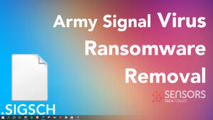 Army Signal Virus .SIGSCH Files Remove + Restore