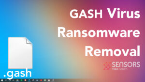 GASH Virus Ransomware .gash files Remove + Decrypt Guide