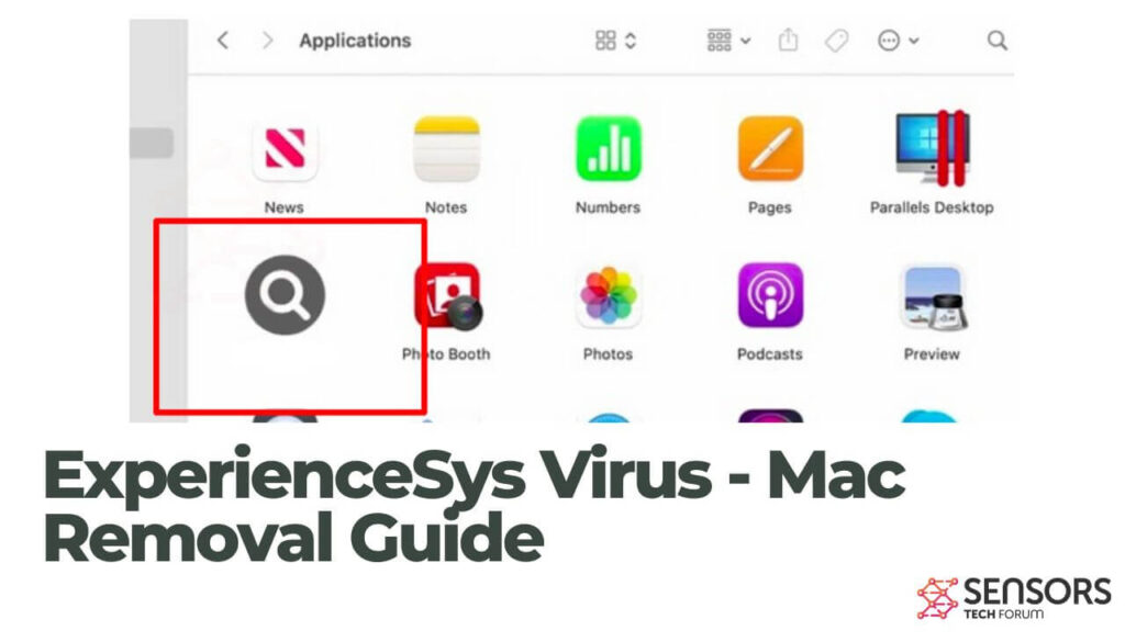 ExperienceSys Virus - Mac Removal Guide