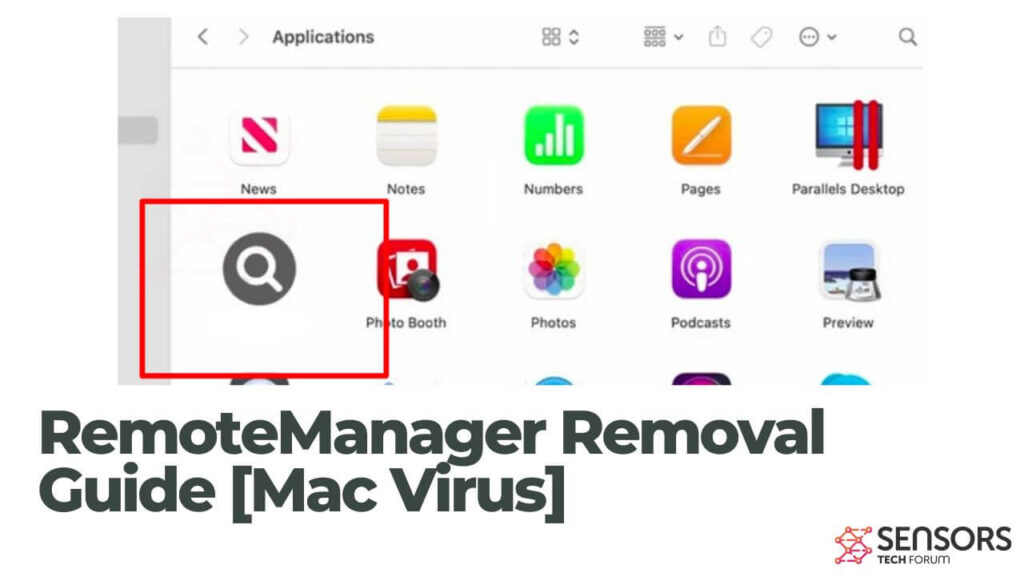 RemoteManager Mac Virus Removal Guide
