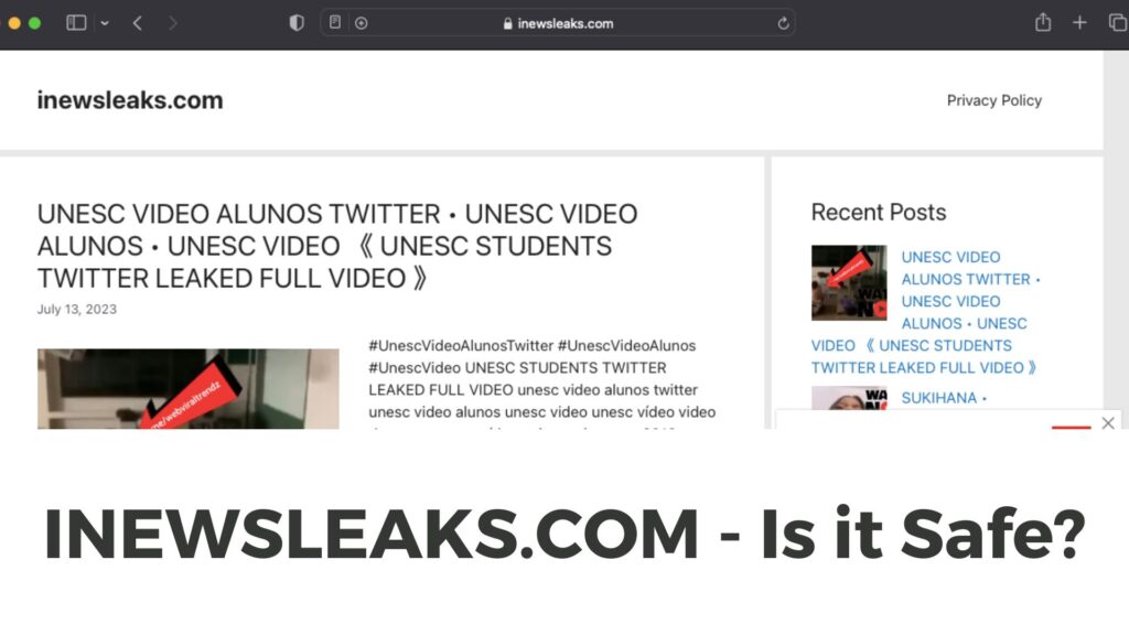 Inewsleaks.com - Is It Safe?
