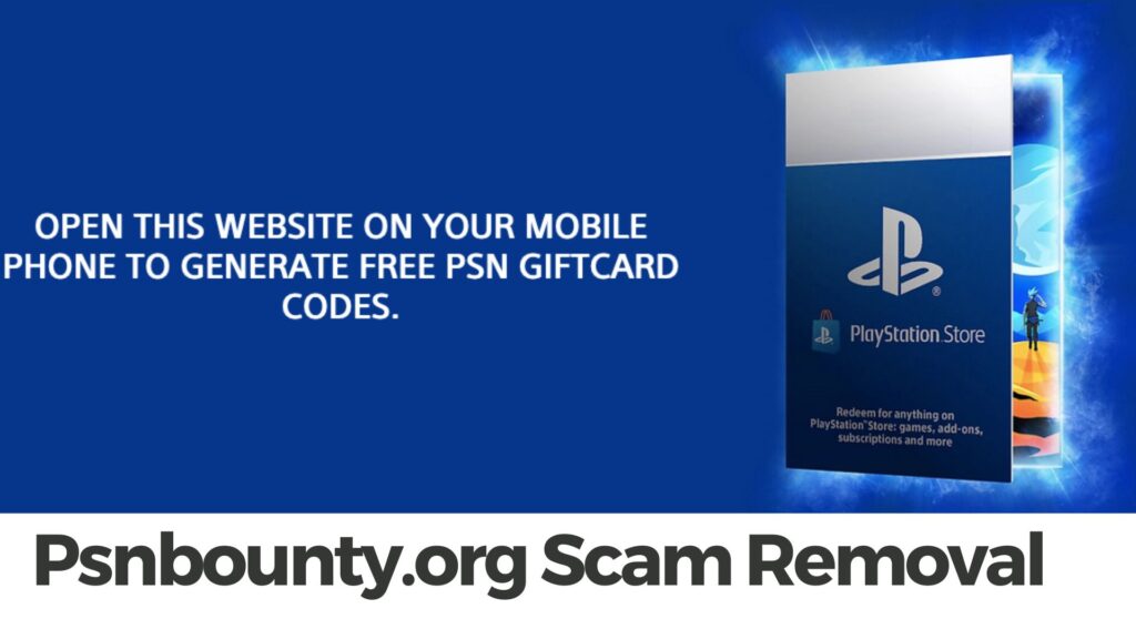 Psnbounty.org Gift Card Virus - Removal Guide