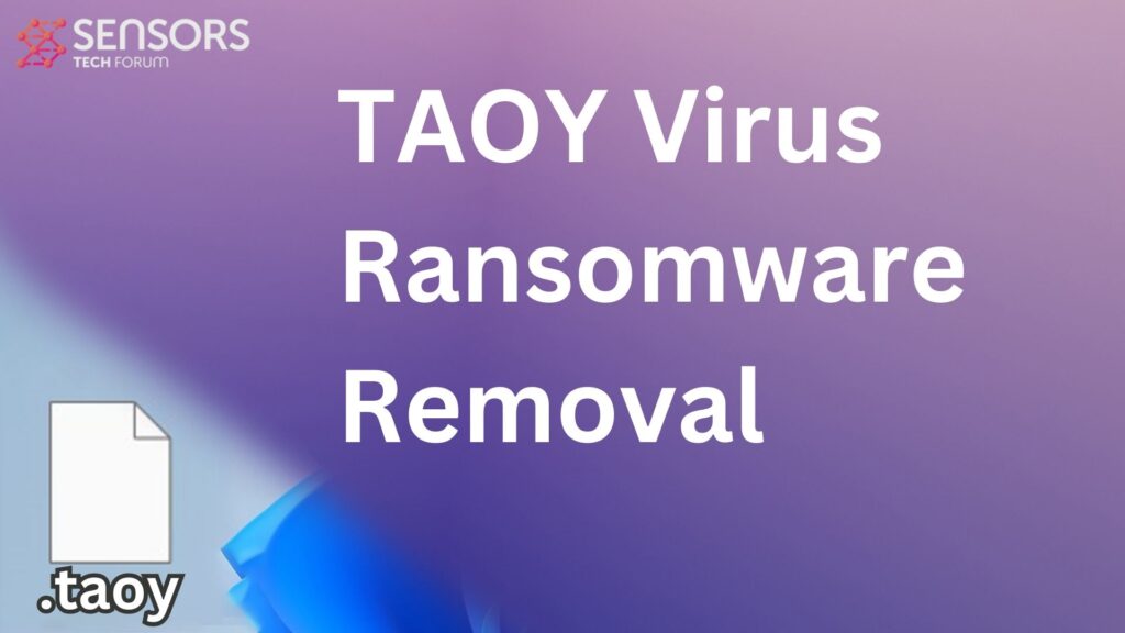 taoy files virus remove decrypt .taoy files free