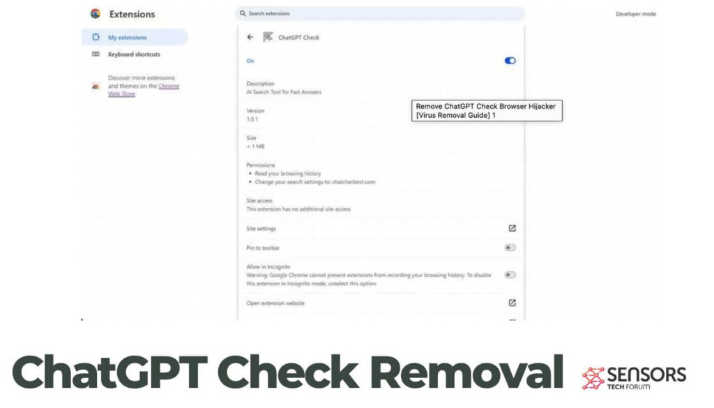 ChatGPT Check Removal