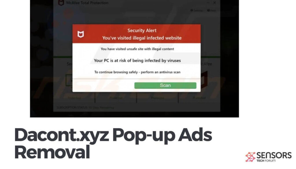 Dacont.xyz Pop-up Ads Removal