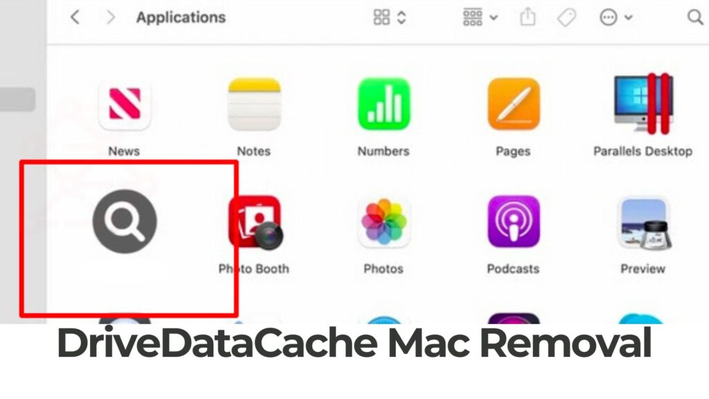 DriveDataCache Mac Ads Virus - Removal 