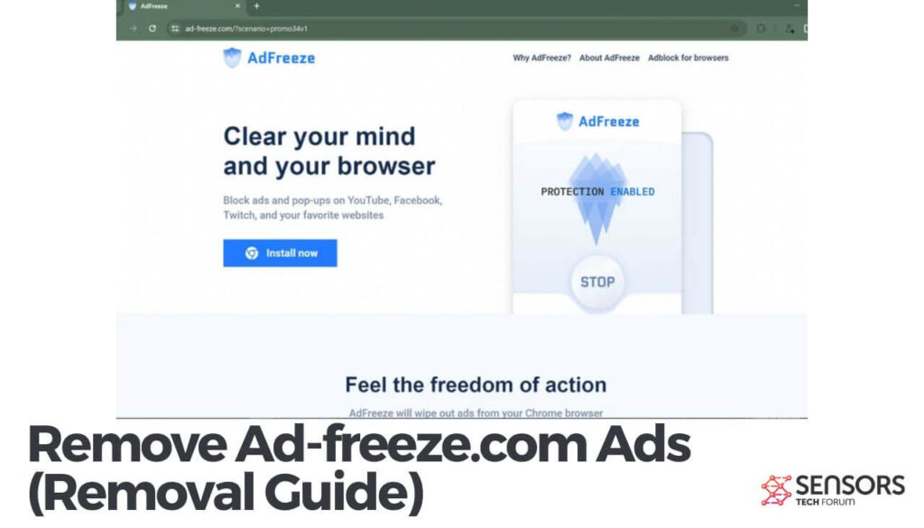 Remove Ad-freeze.com Ads (Removal Guide)