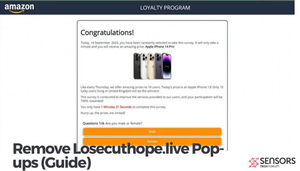 Remove Losecuthope.live Pop-ups (Guide)