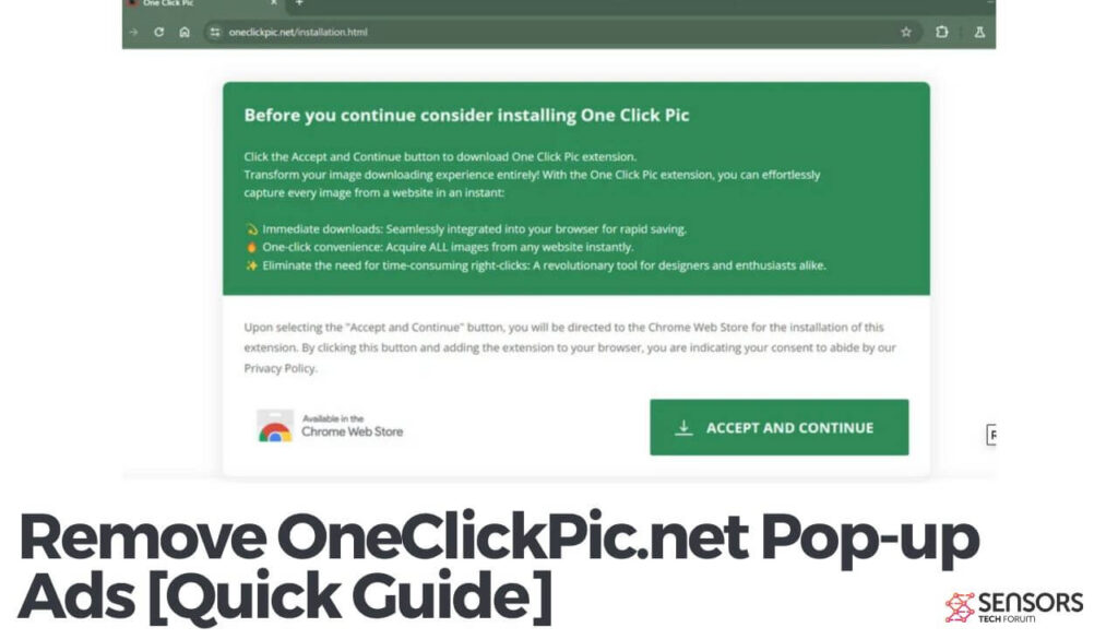 Remove OneClickPic.net Pop-up Ads [Quick Guide]