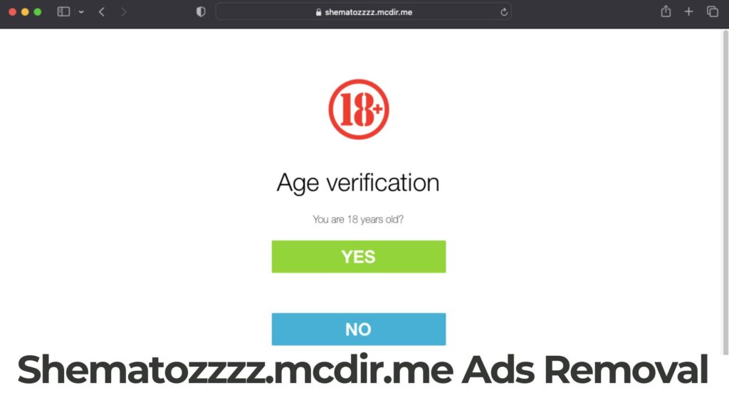 Shematozzzz.mcdir.me Ads Virus Removal