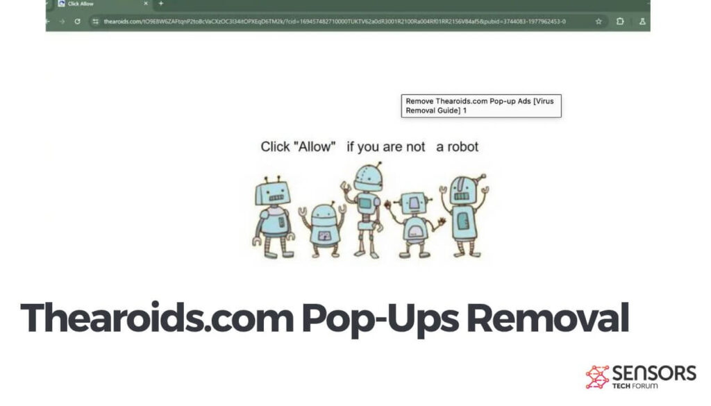 Thearoids.com Pop-Ups Removal