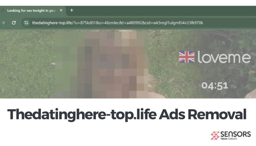 Thedatinghere-top.life Ads Removal