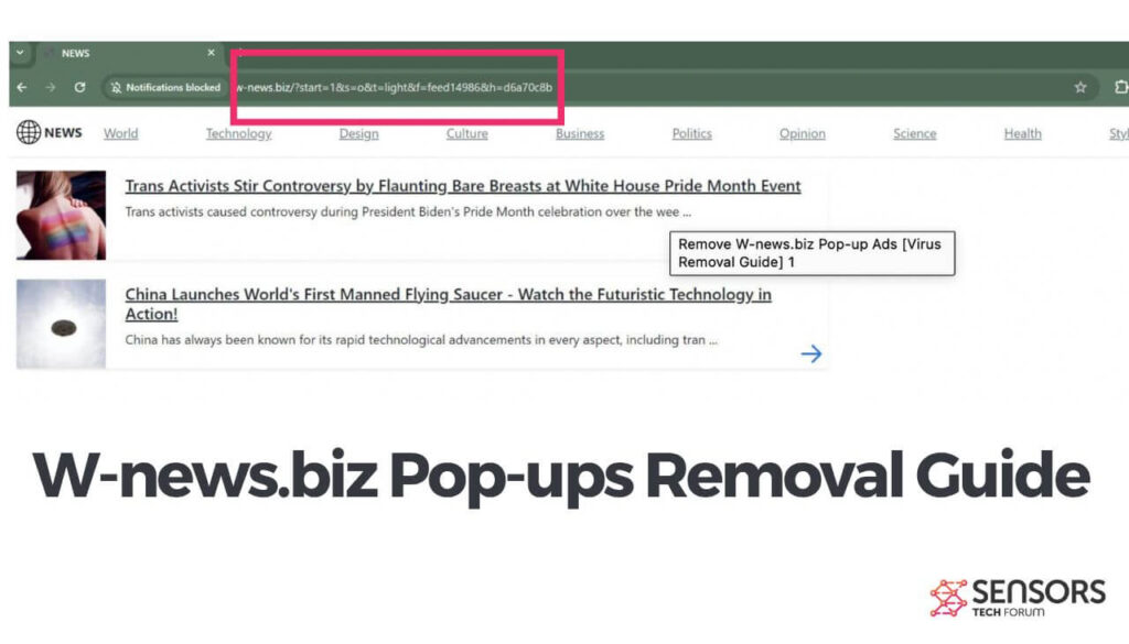 W-news.biz Pop-ups Removal Guide