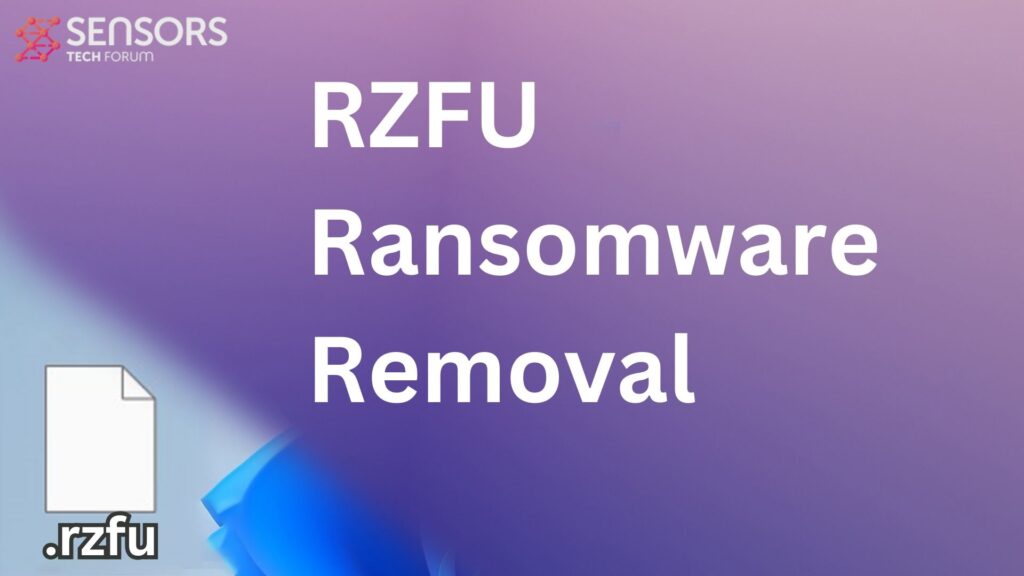 RZFU Virus [.rzfu Files] Decrypt + Remove