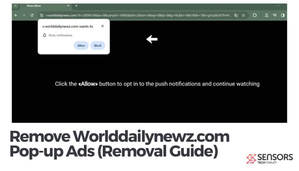 Remove Worlddailynewz.com Pop-up Ads (Removal Guide)