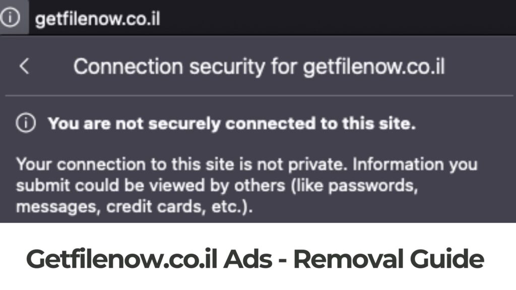 Getfilenow.co.il Ads Virus Removal Guide