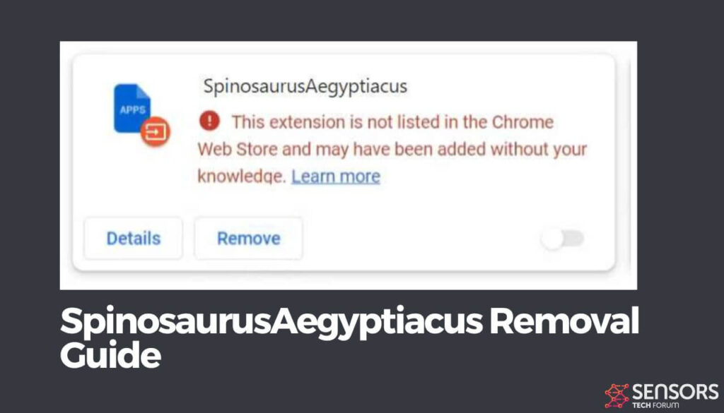 SpinosaurusAegyptiacus Removal Guide