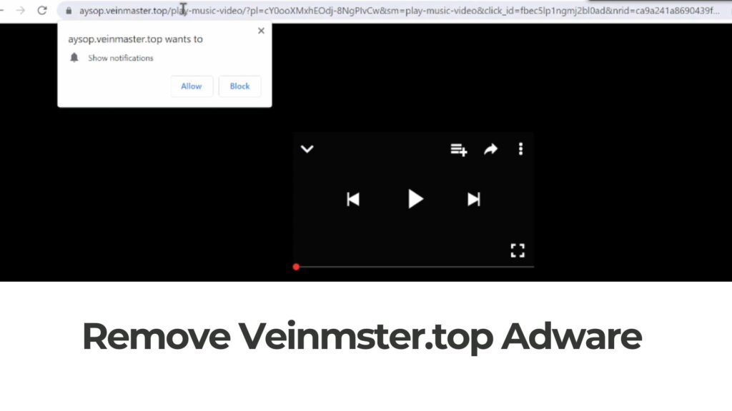 Veinmaster.top Ads Virus Removal Guide 