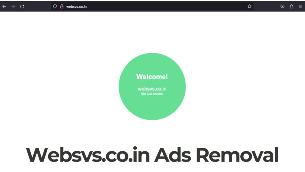 Websvs.co.in Ads Virus Removal Guide