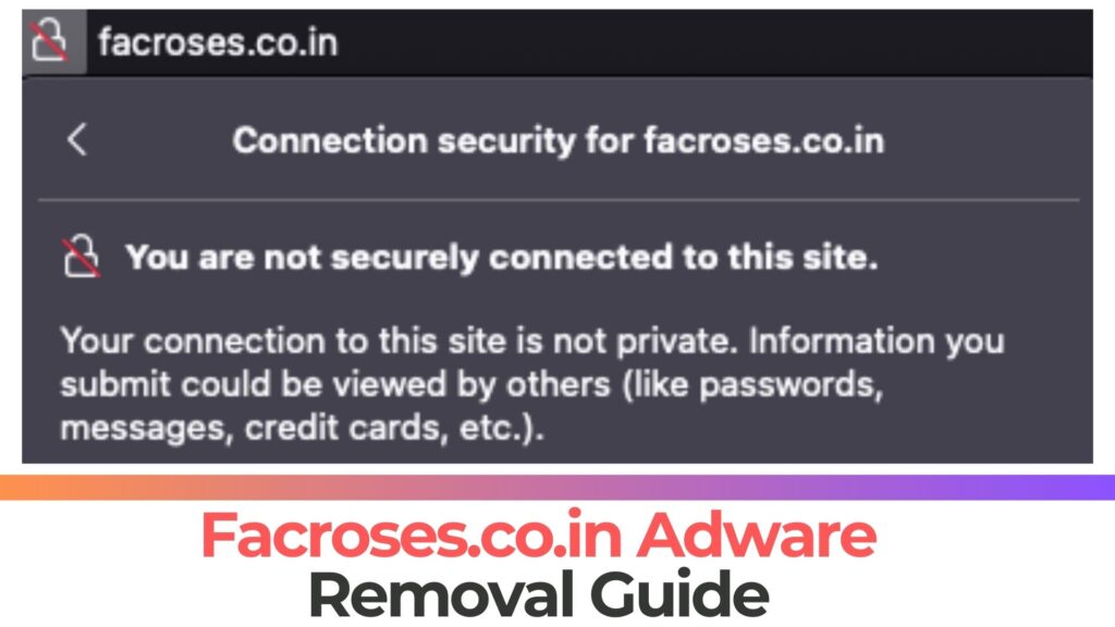 Facroses.co.in Pop-up Ads Virus - Removal [Fix]