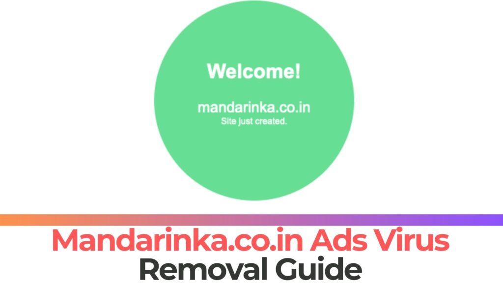 Mandarinka.co.in Pop-up Ads Virus - Removal Steps [Fix]