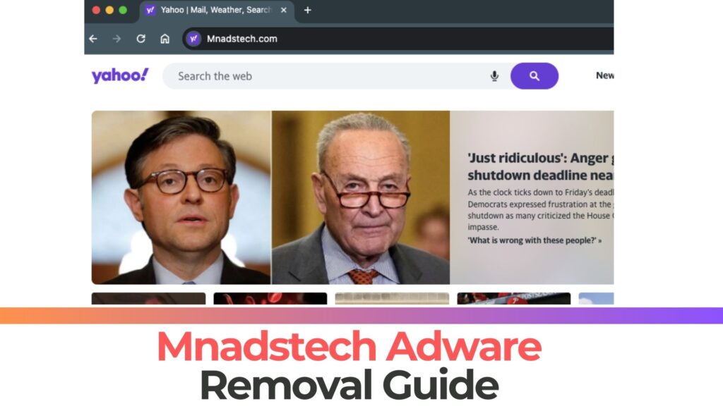 Mnadstech Pop-up Ads Virus - Removal [Fix]