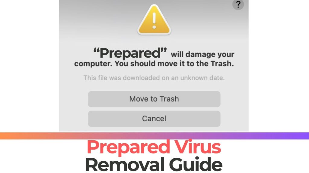 Prepared Will Damage Your Computer Mac - Removal [Fix]